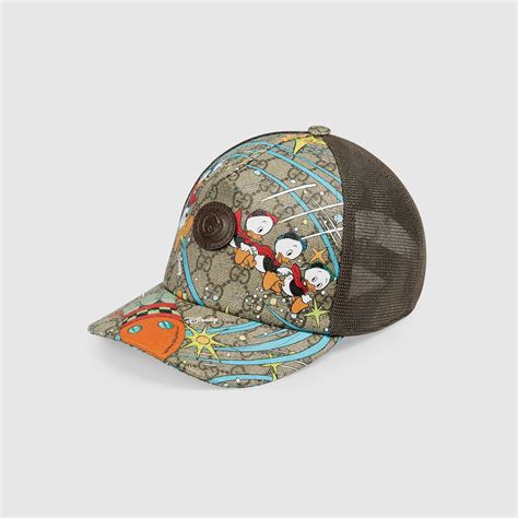 disney x gucci donald duck baseball hat|Gucci x Disney GG Supreme Donald Duck Trucker Hat .